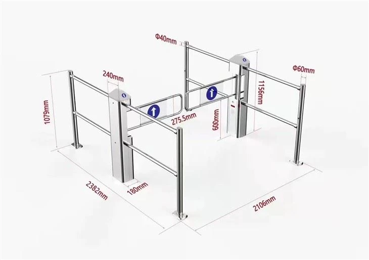 Supermercat elèctric només pot entrar i sortir de la porta