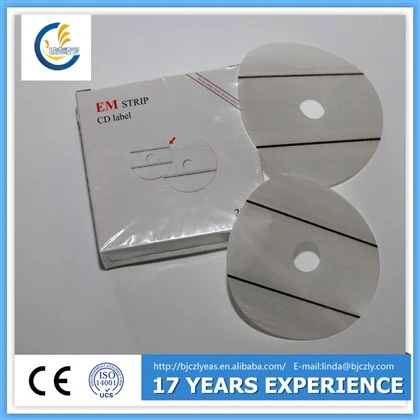 Etiqueta de seguretat del CD (dues tires)